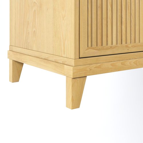 Middlebrook Designs Transitional Solid Wood 6-Drawer Dresser - Natural Pine