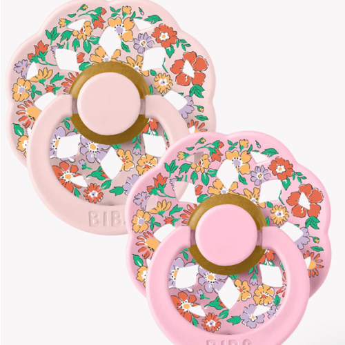 BIBS x LIBERTY Pacifiers 2 Pack | Oscar Meadow | Blossom Mix – Bibsworld store US
