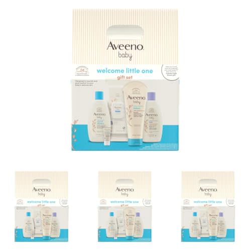 Aveeno Baby Welcome Little One Gift Set, Baby Essentials Items, 7.2 Ounce (Pack of 20)