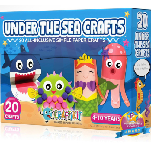 Craftikit® 20 Under The Sea Arts & Crafts Kits for Kids