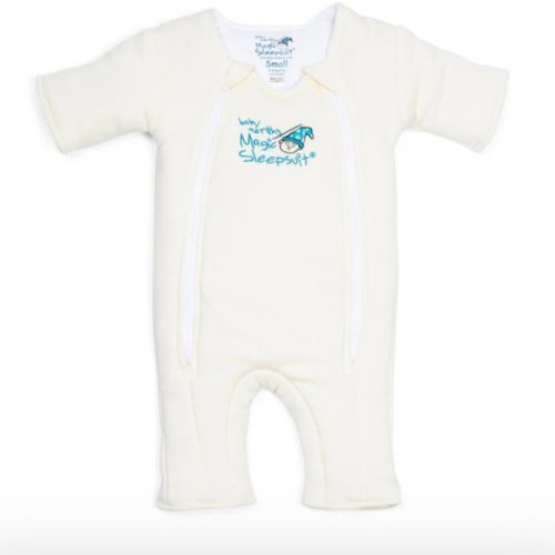 Cream Baby Merlin’s Magic Sleepsuit | Soft 100% Cotton Infant Sleepsuit