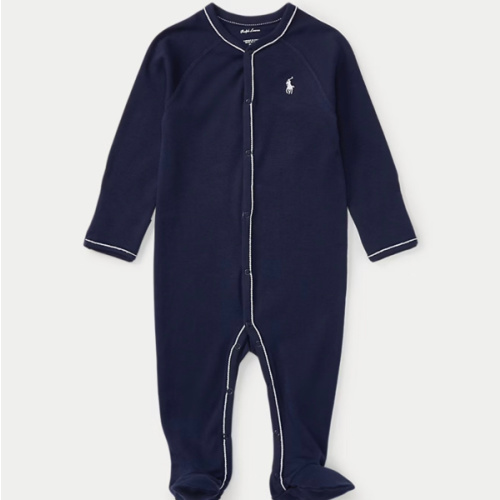Cotton Jersey Footed Coverall | One-Pieces Baby | Ralph Lauren