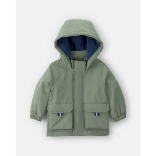 Baby Boy Hooded Midweight Jacket - Green - OshKosh B'gosh | Carter's