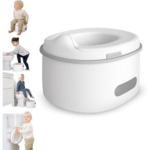 Jool Baby Milestone 4-in-1 Potty – Includes Toddler Potty Chair, Potty Training Seat, Step Stool & Urinal – Easy to Clean & Store