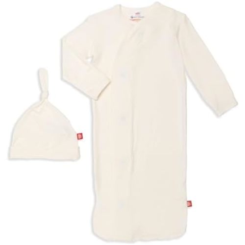 Magnetic Me Modal Newborn Sleeper Gown & Hat Set | Silky Soft Modal Fabric Sleep Sack