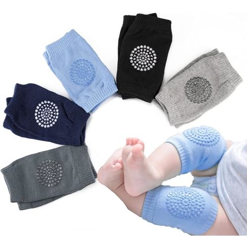 Baby knee Pads for Crawling - Anti Slip Unisex Baby Knee Protectors - Toddler Knee Pads Gift Idea for Baby