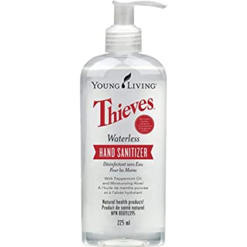 Young Living Thieves Hand Sanitizer – Essential Oil-Infused, Plant-Based, Quick-Drying, 7.6 fl oz
