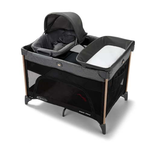 Graco Pack n' Play Close2Baby Seat Lux Infant Toddler Playard, Milan