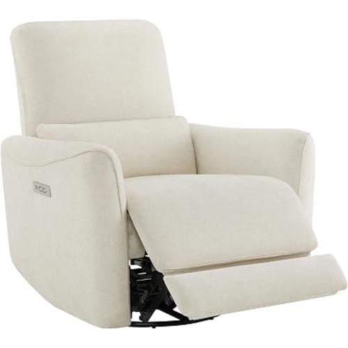 CHITA Power Swivel Glider Recliner Chair, Tall-Wide, Linen