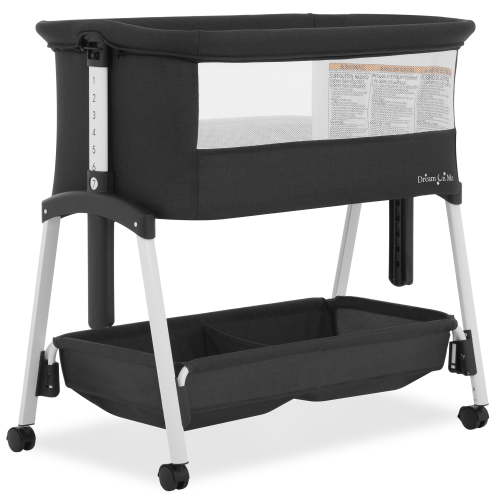 Dream On Me Calypso Portable Bassinet With Wheels, Black - Walmart.ca