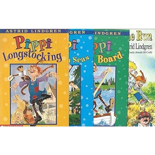 The Pippi Longstocking 4-Book Set: Pippi Longstocking, Pippi Goes on Board, Pippi in the South Seas, and Pippi on the Run Paperback – January 1, 2008