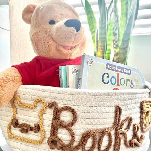 Winnie the Pooh Baby Shower Basket: Personalized Nursery Decor