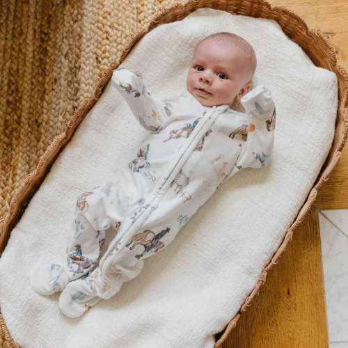 Zip-Up Footie Pajama - Boone