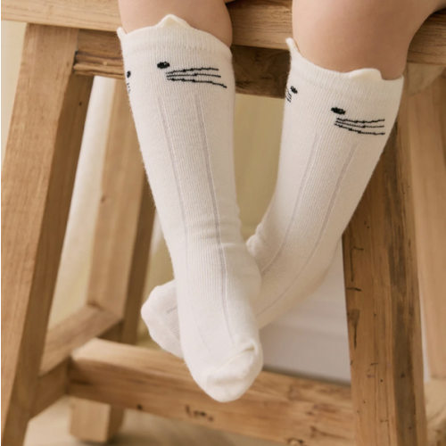 Elsie Knee High Sock - Parchment – Jamie Kay USA