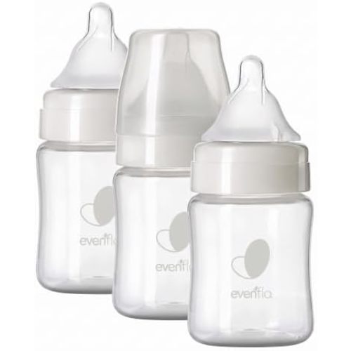 Evenflo Feeding Balance Plus Wide Neck Baby Bottle | Proflo Venting Technology | For Newborn and Infant | BPA Free | 5 Ounce, Pack of 18