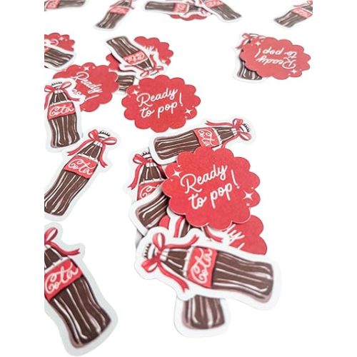 She's Ready to Pop Baby Shower 50 Pack Confetti Soda Theme