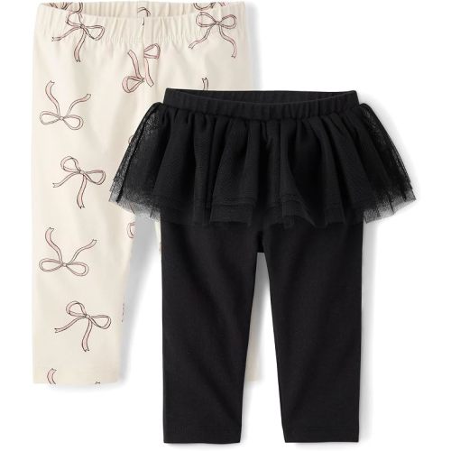 The Children's Place Baby Girls' and Newborn Pull on Pants