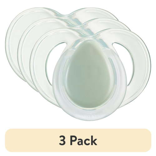 (3 pack) Tommee Tippee Night Time Glow in the Dark Pacifiers | 6-18 months, 2 Pack | Symmetrical Design, BPA-Free Silicone