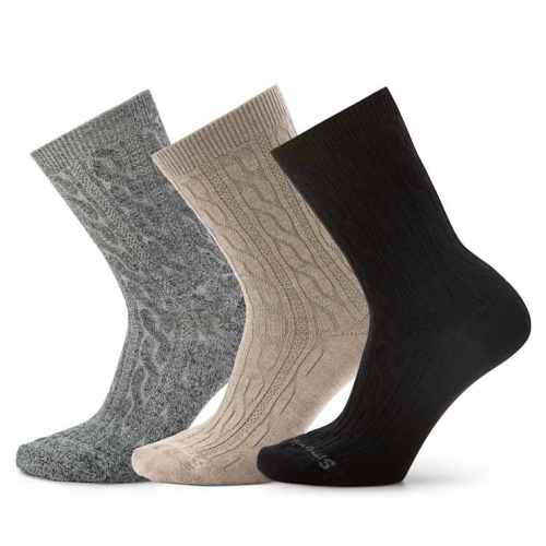 Everyday Cable Crew Socks Trio Gift Box