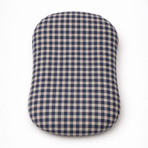 Blue Plaid Lounger Cover - Zipper Closure Classic Lounger Cover - Baby Lounger Cover 100% Cotton Fabric - Washable lounger cover