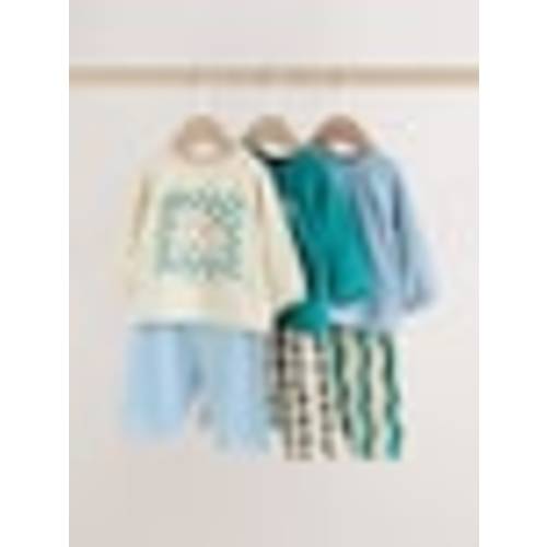 Buy Blue/Green Milk Club Baby Top & Leggings 6 Piece Set (0mths-3yrs) from Next USA