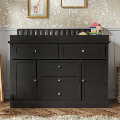 Latitude Run® Modern Changing Table Dresser With Strong Storage | Wayfair