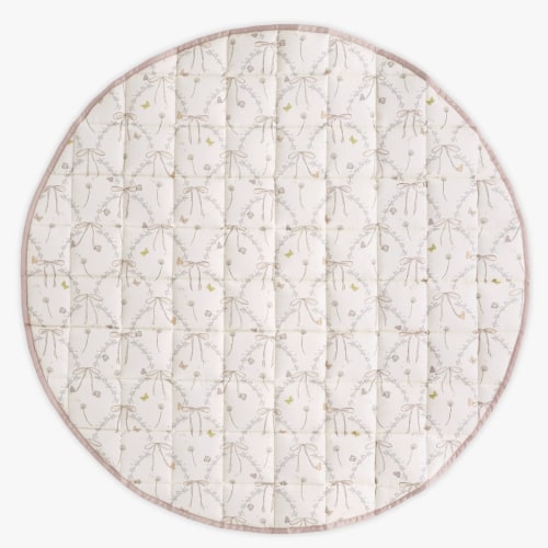 Bows & Butterfly Kisses Play Mat - Pink