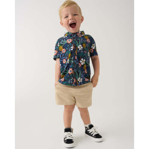 Tropical Garden Button Down Polo
