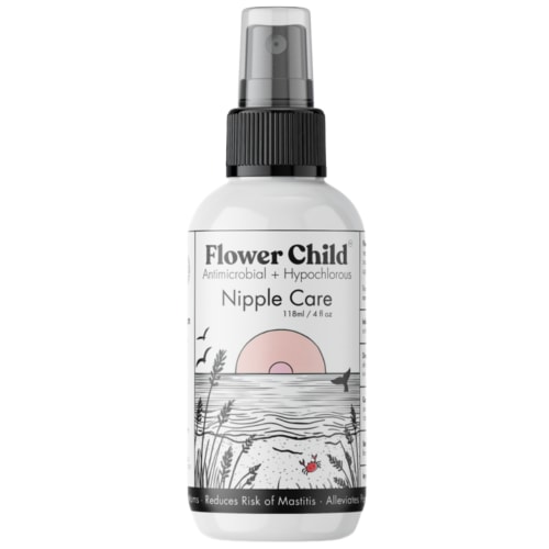 Flower Child Hyphochlorous Nipple Care Skin Repair 4 oz Antimicrobial Hypochlorous Solution for Nipple Care 118ml