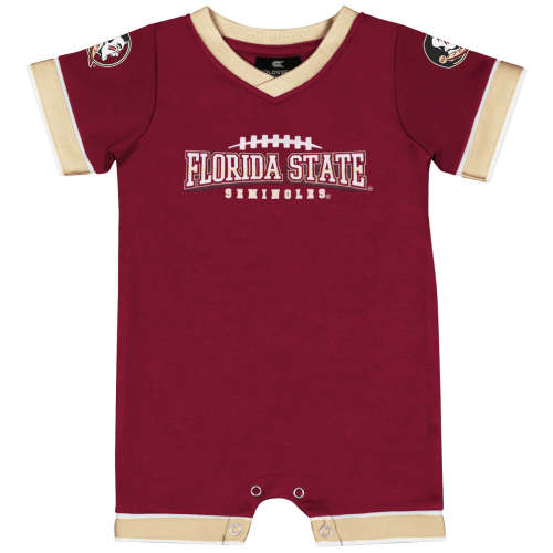Colosseum Infant Florida State Seminoles Football Romper - Garnet