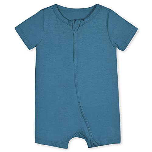 Gerber Unisex Baby Buttery Soft Short Sleeve Romper with Viscose Made from Eucalyptus