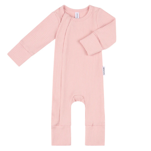 Newborn Baby Onesie - 0000 -Dusty Pink