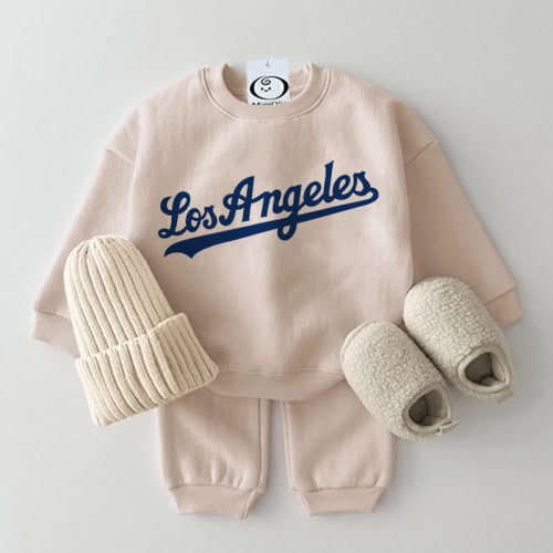 LOS ANGELES Baby 2-Piece Beige Set