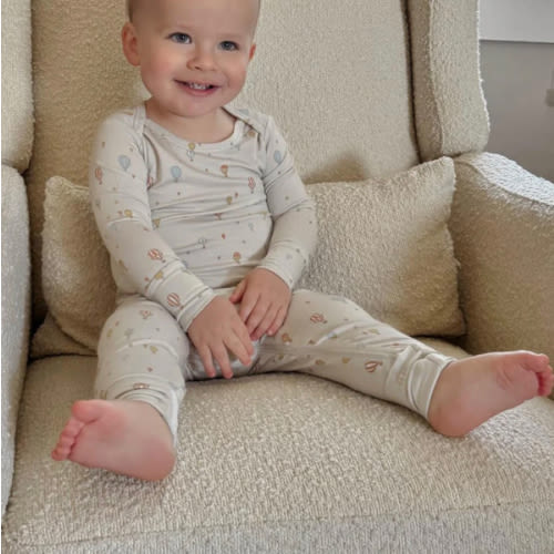 Up Up and Away Convertible Footie Pajamas | Sleeper | günamüna