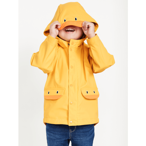 Water-Resistant Unisex Critter Hooded Jacket for Toddler