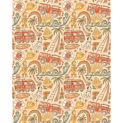 Firehouse Friends Romper – Little Fins