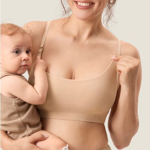 Ribbed Scoop Nursing Bralette