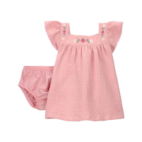 Carter's Child of Mine Baby Girl Dress Set, 2-Piece, Sizes 0/3-24 Months