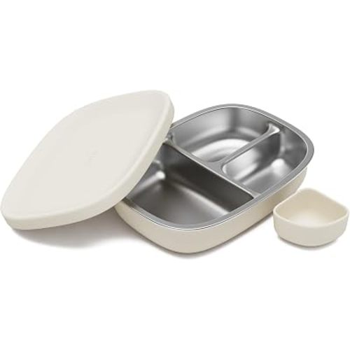 Lalo Bento Box, Non-Toxic Stainless Steel and Silicone, Dishwasher Safe