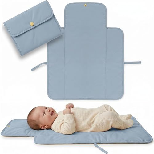 Portable Diaper Changing Pad - Soft and Easy to Clean Diaper Changing Mat for Babies - The Perfect Lightweight and Foldable Pad for Traveling