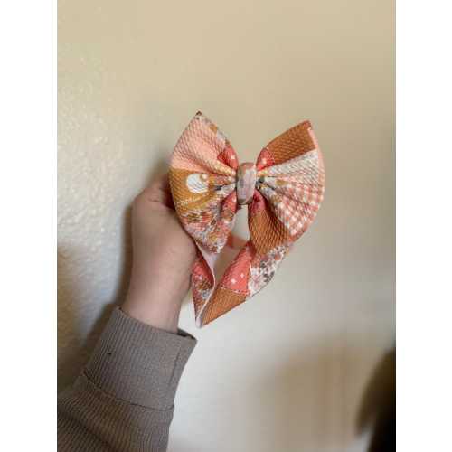 Western brand inspired baby bows