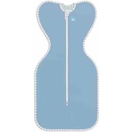 Love to Dream Swaddle UP, Baby Sleep Sack, Self-Soothing Swaddles for Newborns, Get Longer Sleep, Snug Fit Helps Calm Startle Reflex, New Born Essentials for Baby, 5-8.5 lbs, Blue