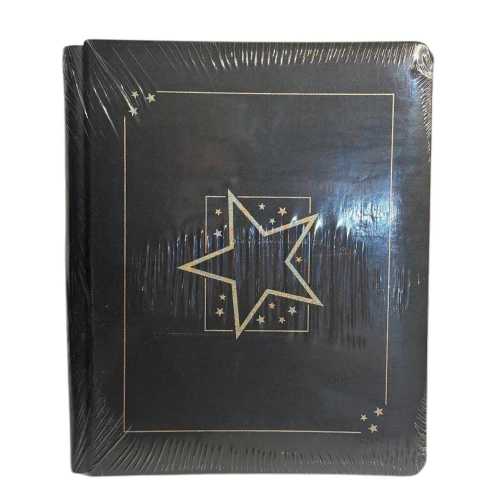 Creative Memories Scrapbook Album Black Gold Star Celestial 12x12 New Sealed