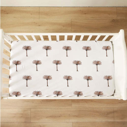 Palm Tree Fitted Cot sheet
