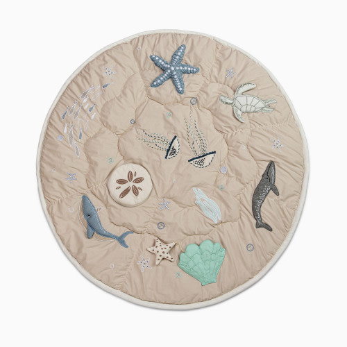 Crane Baby Cotton Quilted Activity Mat - Cove