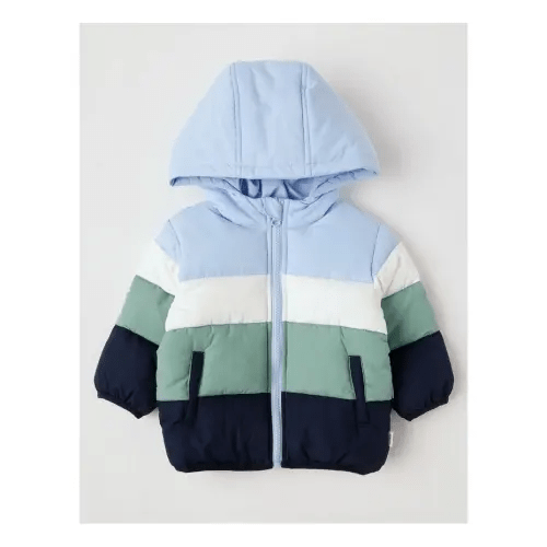 Sprout Spliced Puffer Jacket in Assorted | MYER