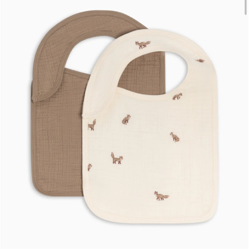 2-Pack Muslin Bibs