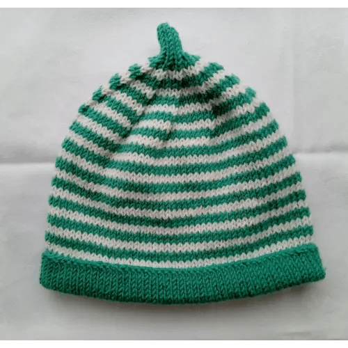 Baby Hat Merino Wool, New Born, Baby, Toddler, Hand Knitted, Green, Teal, Olive