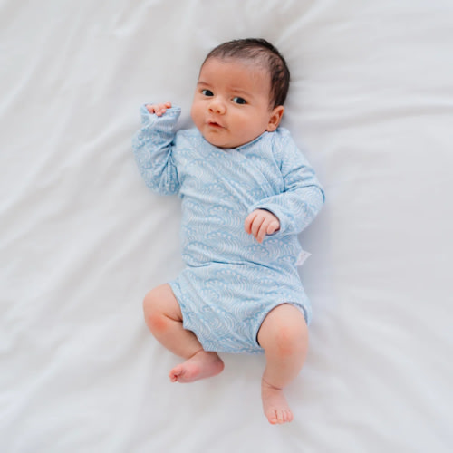 FLUTTER SLEEVE WINGED BODYSUIT