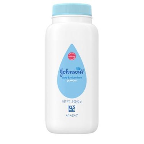 Johnson's Baby Naturally Derived Cornstarch Baby Powder with Aloe and Vitamin E for Delicate Skin - 1.5oz